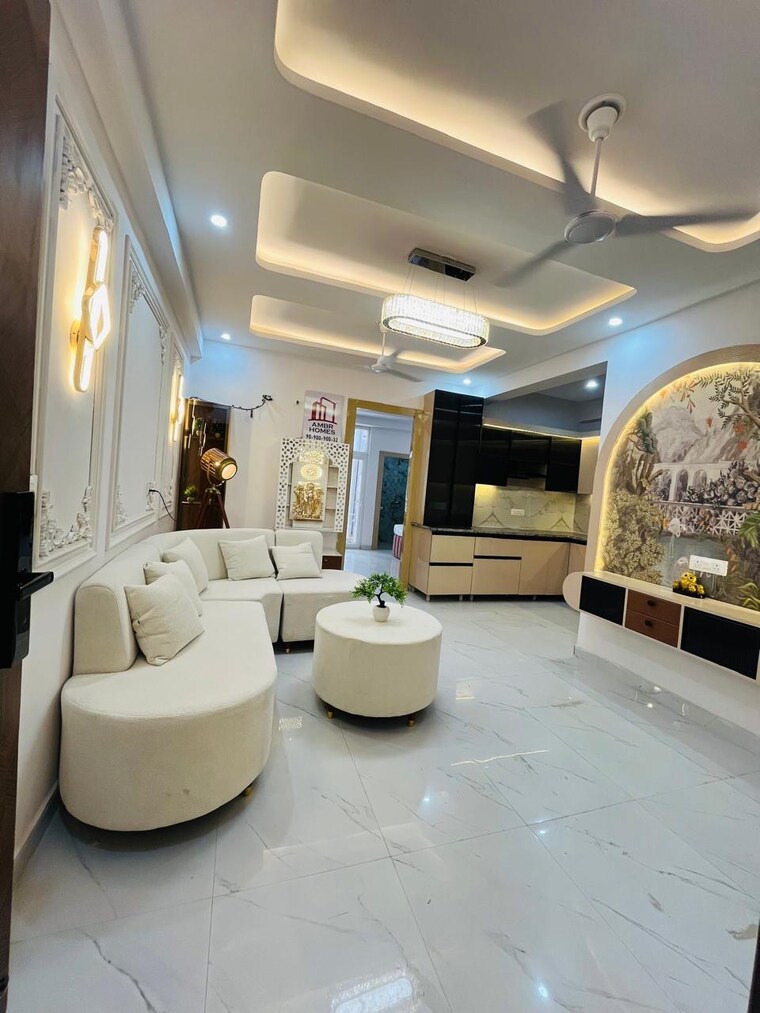 Living Room, ambrosia-luxury-homes 2 Bedroom 1250 Sq.Ft. Apartment In Sector 1 Greater Noida Greater Noida 10562446