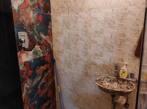 Bathroom in 2 BHK Apartment at Dheeraj Pooja, Malad West – for Rent