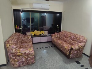 Living Room in 2 BHK Apartment at Dheeraj Pooja, Malad West – for Rent