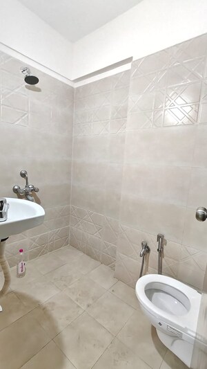 Bathroom in 1 BHK Apartment at DGS Sheetal Tapovan, Malad East – for Rent