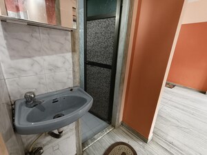 Bathroom in 1 BHK Apartment at Sankalp II, Malad East – for Rent