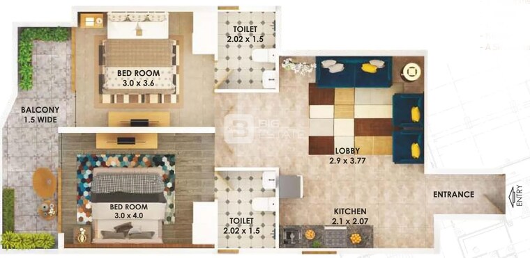 Master Plan, pyramid-nest 2 Bedroom 645 Sq.Ft. Apartment In Sector 85 Gurgaon 10562615