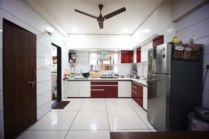 Kitchen in 4 BHK Apartment at Hanspura – for Sale