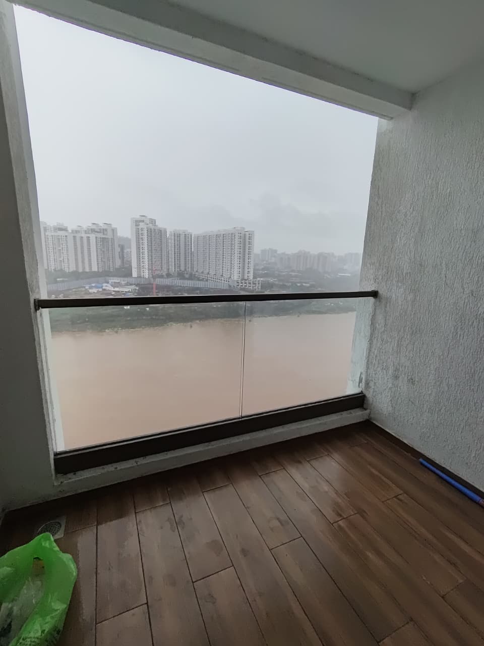 Balcony in 2 BHK Apartment at Duville Riverdale Grove, Kharadi – for Rent
