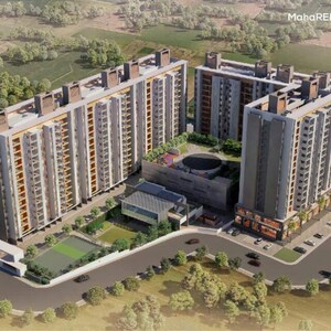 2 BHK Apartment – Exterior View View at Rama Fusion Towers, Hinjewadi - for Rent