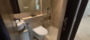 Bathroom in 1 BHK Apartment at Hiranandani Regent Hill, Powai – for Rent