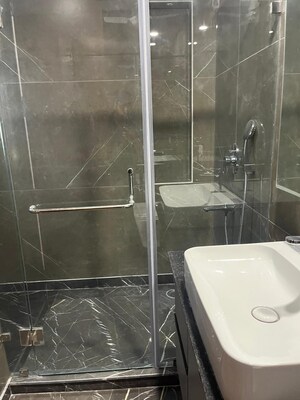 Bathroom in 4 BHK Builder Floor at Saket – for Rent