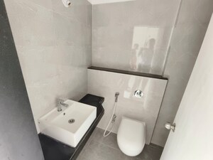 Bathroom in 1 BHK Apartment at Ashar Metro Towers, Vartak Nagar – for Rent