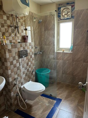 Bathroom in 3 BHK Apartment at Ansal API Celebrity Gardens, Sushant Golf City – for Rent