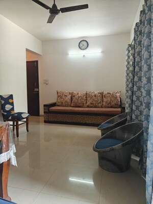 Living Room in 2 BHK Apartment at Yash Wisteria, Wakad – for Rent