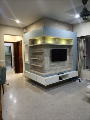 Living Room in 2 BHK Apartment at Romell Aether, Goregaon East – for Rent
