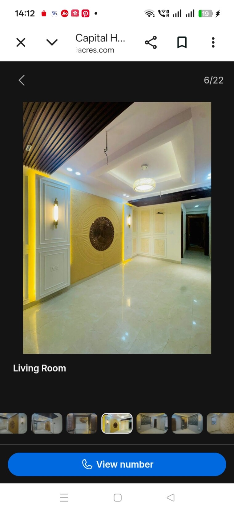 Room, dlf phase i 3 Bedroom 500 Sq.Yd. Builder Floor In Dlf Phase I Gurgaon 10562830