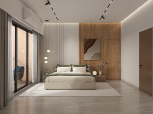 Bedroom in 1 BHK Apartment at Hum Emerald Heights, Borivali West – for Sale