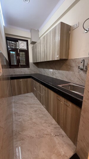 Kitchen in 2 BHK Builder Floor at Chattarpur – for Rent