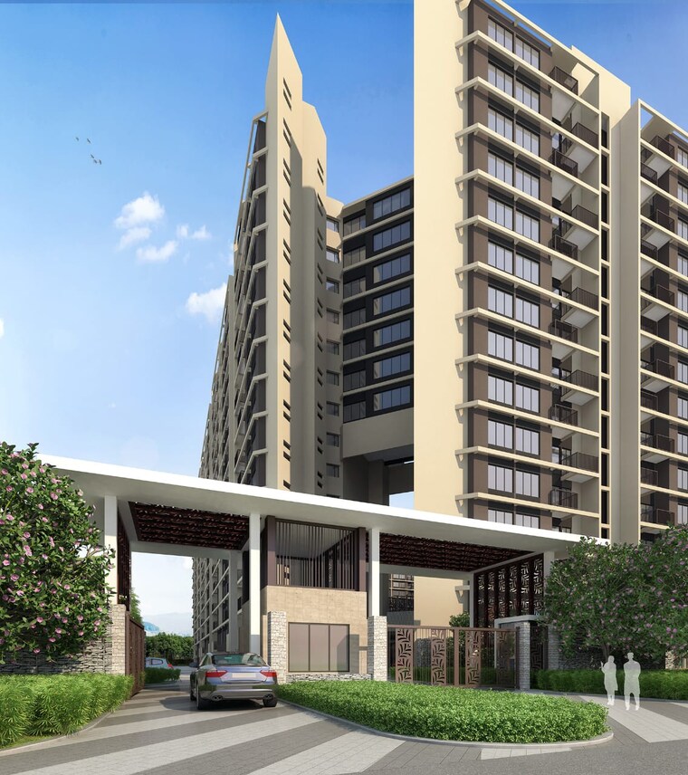 Exterior View, kumar-palmspring-towers 2 Bedroom 833 Sq.Ft. Apartment In Undri Pune 10562843