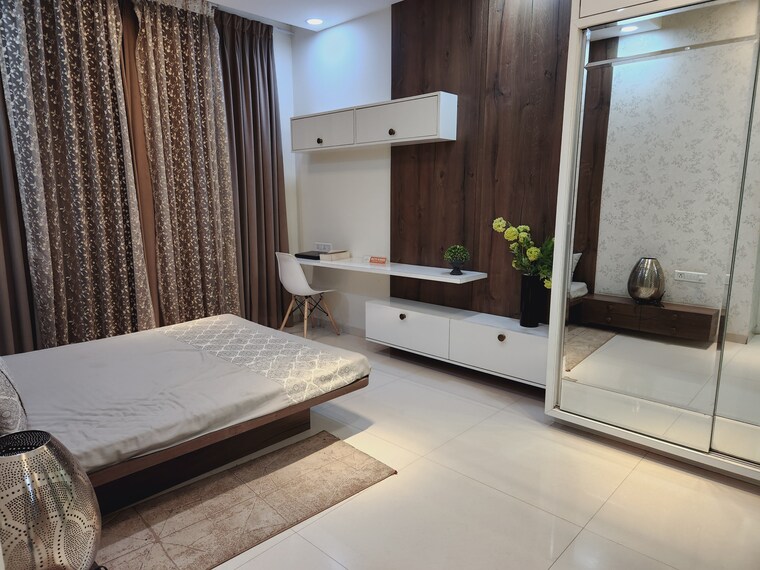 Living Room, kumar-palmspring-towers 2 Bedroom 833 Sq.Ft. Apartment In Undri Pune 10562843