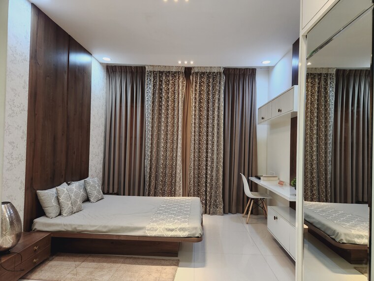 Living Room, kumar-palmspring-towers 2 Bedroom 833 Sq.Ft. Apartment In Undri Pune 10562843