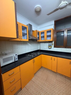 Kitchen in 3 BHK Builder Floor at Defence Colony – for Rent