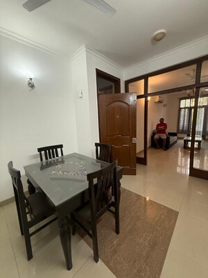 Living Room in 3 BHK Builder Floor at Defence Colony – for Rent