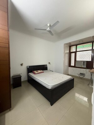 Bedroom in 3 BHK Builder Floor at Defence Colony – for Rent
