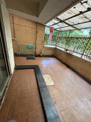 Balcony in 3 BHK Apartment at Lodha Splendora Platino, Ghodbunder Road – for Rent