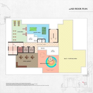 Floor Plan in 2 BHK Apartment at Palaspa – for Sale