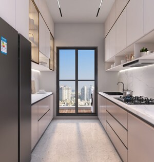 Kitchen/pantry in 3 BHK Apartment at Hum Emerald Heights, Borivali West – for Sale