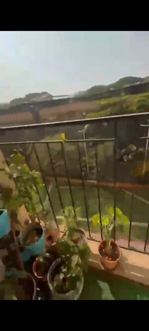 Balcony in 2 BHK Apartment at Rustomjee Urbania Acura, Thane West – for Rent