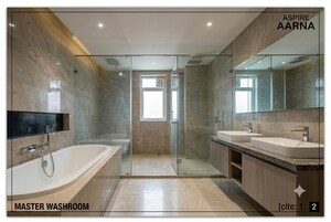 Building Lobby in 3 BHK Apartment at Crown Whistling Woods, Kokapet – for Sale