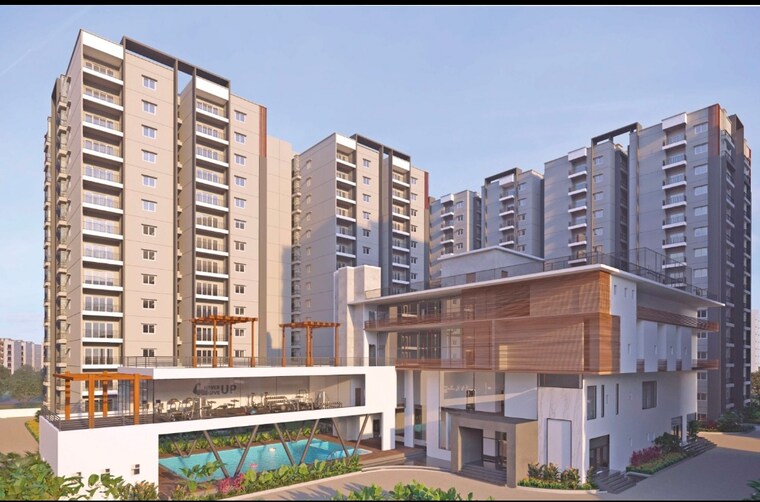 Exterior View, crown-whistling-woods 3 Bedroom 2215 Sq.Ft. Apartment In Kokapet Hyderabad 10562997