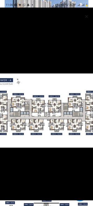 Master Plan in 3 BHK Apartment at Crown Whistling Woods, Kokapet – for Sale