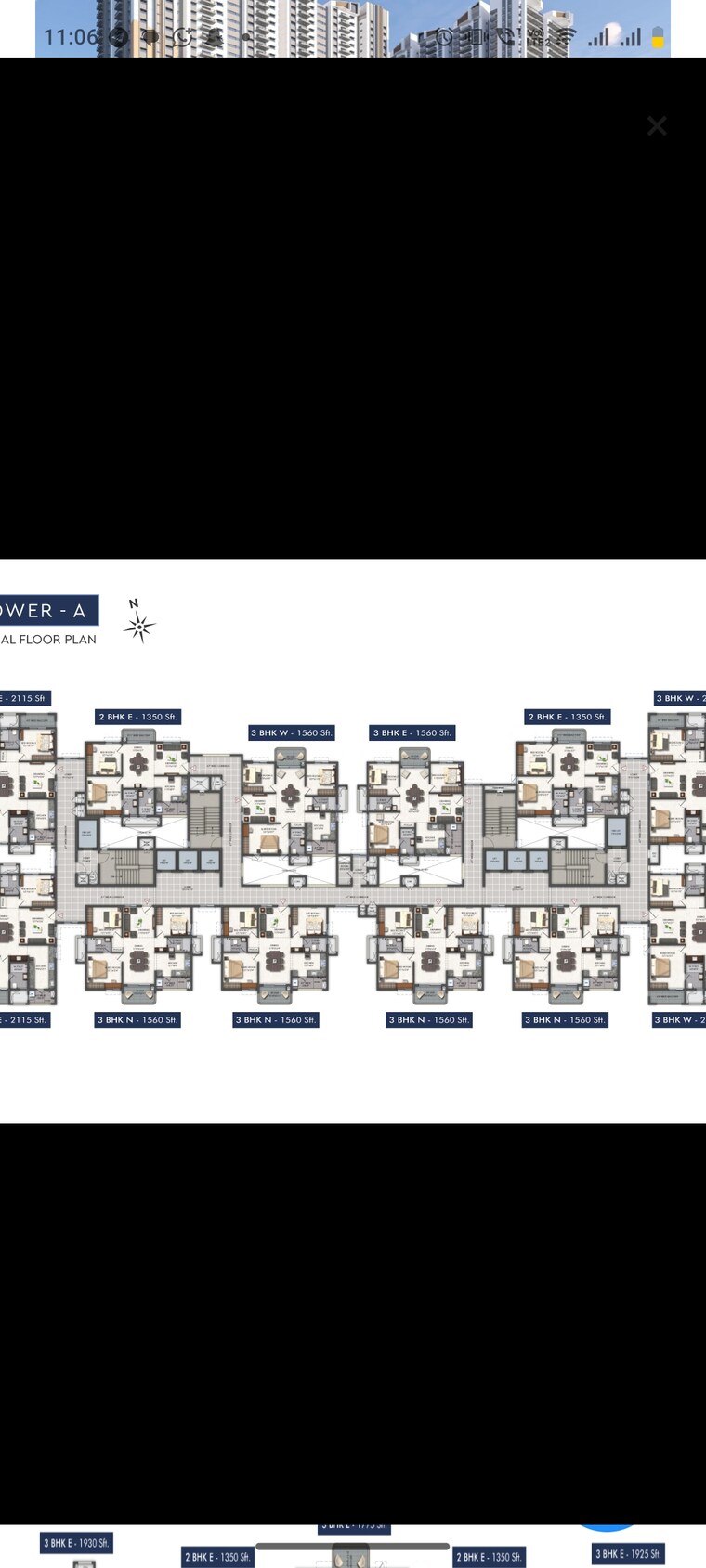 Master Plan, crown-whistling-woods 3 Bedroom 2215 Sq.Ft. Apartment In Kokapet Hyderabad 10562997
