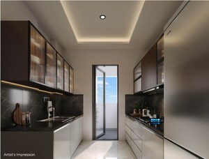 Kitchen in 2 BHK Apartment at Shapoorji Pallonji Joyville Celestia, Hadapsar – for Sale