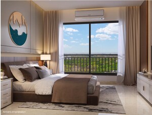 Bedroom in 2 BHK Apartment at Shapoorji Pallonji Joyville Celestia, Hadapsar – for Sale
