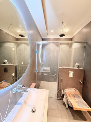 Bathroom in 4 BHK Builder Floor at Nehru Enclave – for Sale