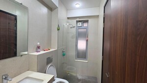Bathroom in 2.5 BHK Apartment at Piramal Vaikunth Cluster 1, Balkum Pada – for Rent