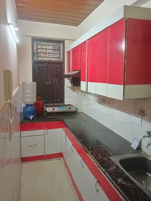 Kitchen in 1 BHK Builder Floor at Uttam Nagar – for Rent