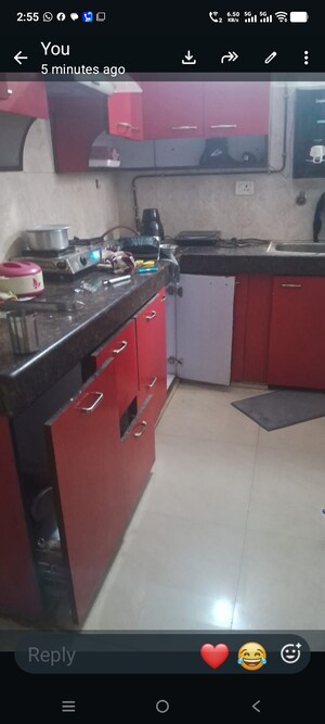 Kitchen in 1 BHK Builder Floor at Sector 19 – for Rent