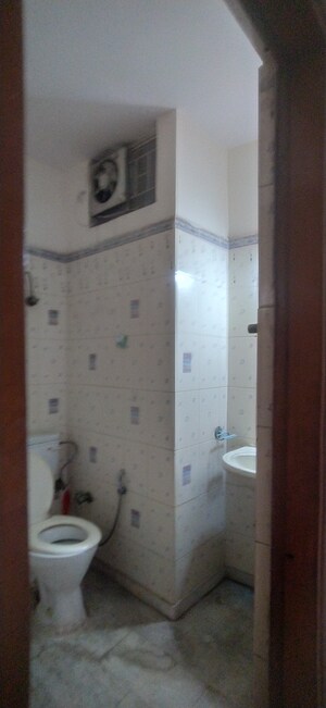 Bathroom in 3 BHK Builder Floor at Khirki Extension – for Rent