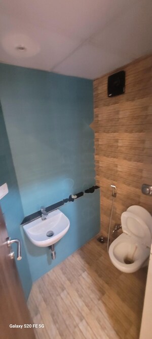 Bathroom in 1 BHK Apartment at Lodha Crown Quality Homes, Majiwada – for Rent