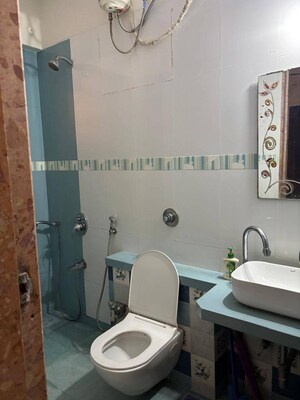Bathroom in 2 BHK Apartment at Sainath Apartment Pokhran, Pokhran Road No One – for Rent