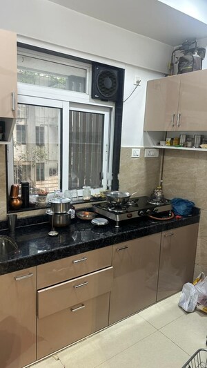 Kitchen in 2 BHK Apartment at Prescon Midtown Bay, Mahim West – for Rent