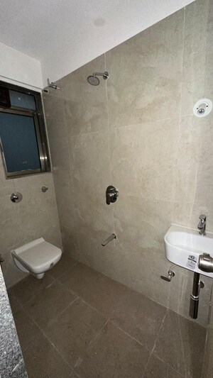 Bathroom in 3 BHK Apartment at Adani Ten BKC, Bandra East – for Rent