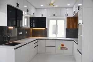 Kitchen in 3 BHK Apartment at Aakriti Miro, Nallagandla – for Rent