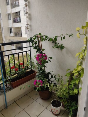 Balcony in 3 BHK Apartment at Prestige Royale Gardens, Doddaballapur Road – for Rent