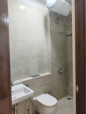 Bathroom in 3 BHK Apartment at Ruparel Ariana, Parel – for Rent