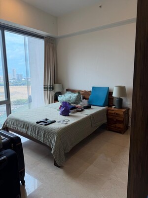 Bedroom in 2.5 BHK Apartment at Prescon Midtown Bay, Mahim West – for Rent
