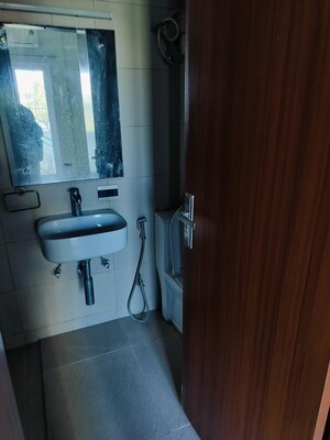 Bathroom in 3 BHK Builder Floor at Palam Vihar – for Rent