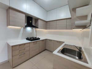 Kitchen in 2 BHK Apartment at Bhartiya Nikoo Homes Phase 2, Thanisandra Main Road – for Rent