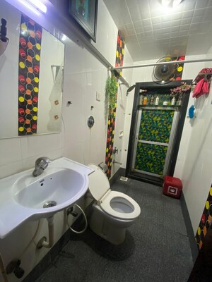 Bathroom in 2 BHK Apartment at Makhdoom Sea Palace, Mahim – for Sale
